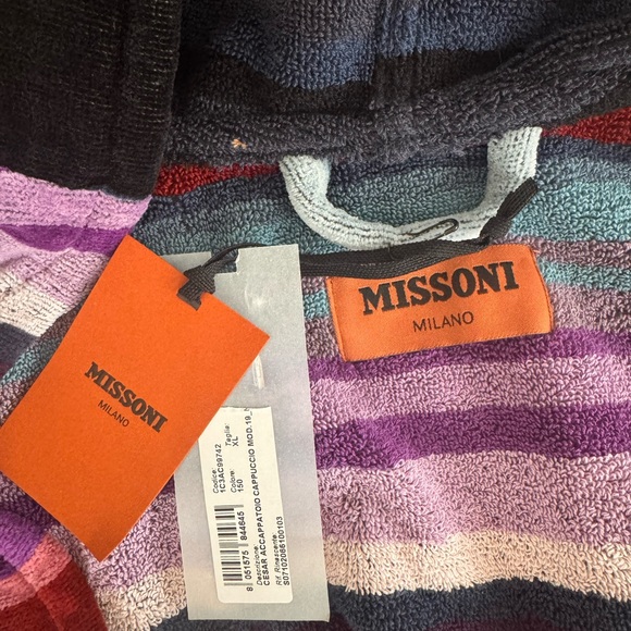 New Missoni Bathrobe Size XL - Picture 6 of 9